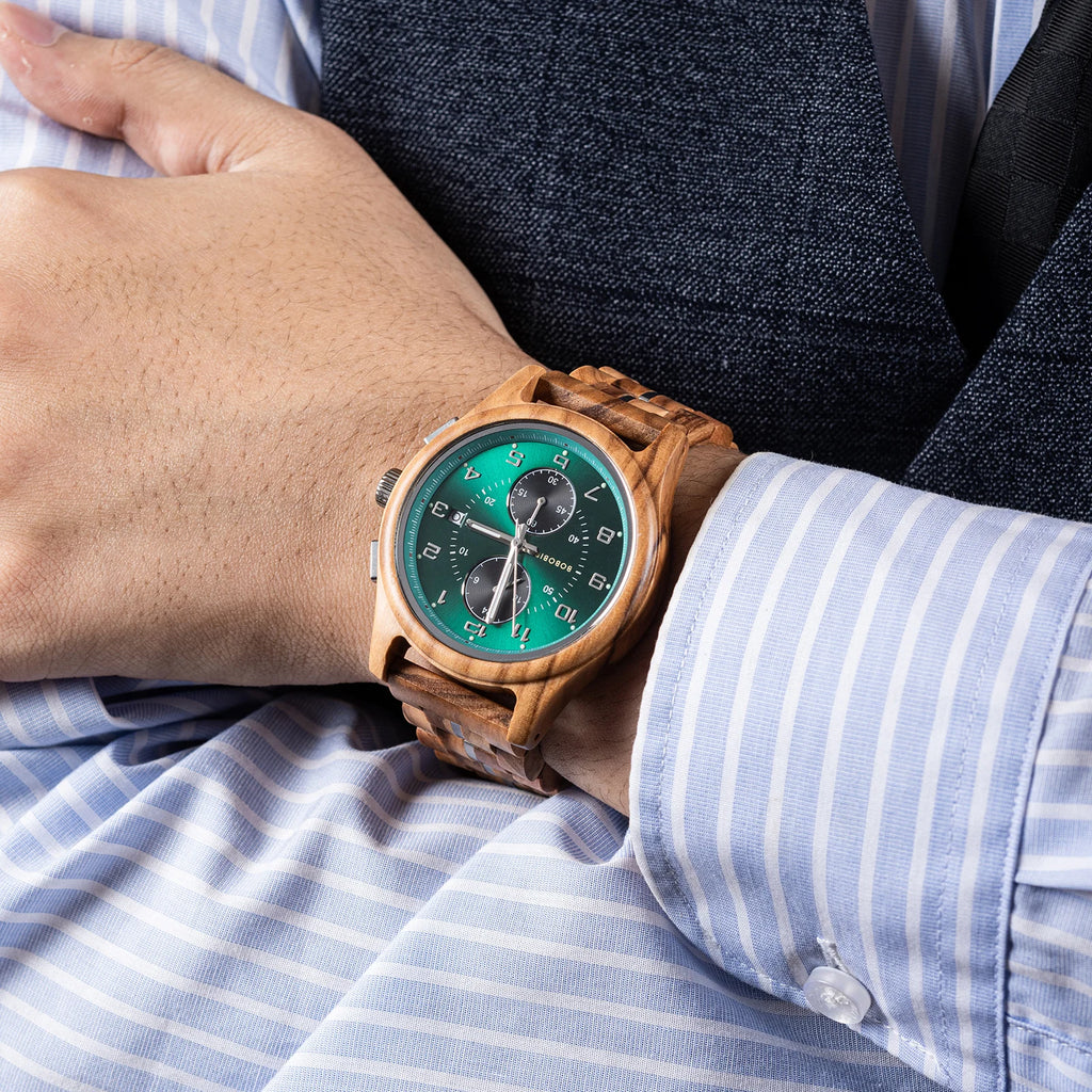 Bobo Bird Relógio Masculino de Madeira – Artesanal, Vintage e Exclusivo