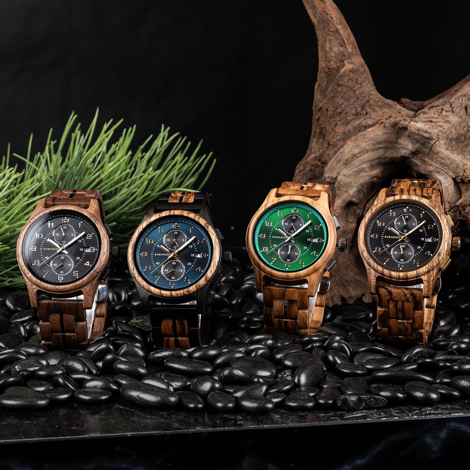 Bobo Bird Relógio Masculino de Madeira – Artesanal, Vintage e Exclusivo
