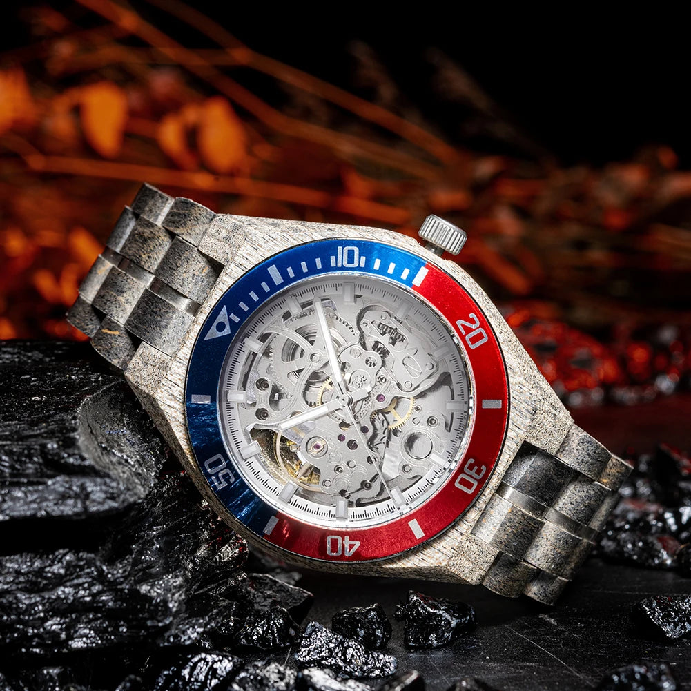 Relógio Mecânico de Madeira BOBO BIRD – Luxo Masculino Automático